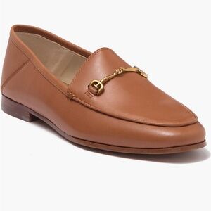 Sam Edelman Brown Loafers with Gold Detail